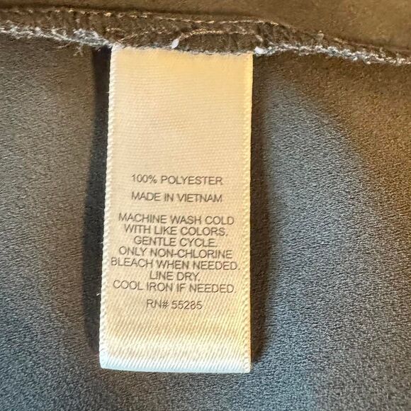 Express Women's Black Sheer Lightweight Sleeveless Blouse Cami XS %100 polyester - Picture 4 of 6